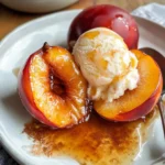 Baked Nectarines with Cinnamon Honey Sauce
