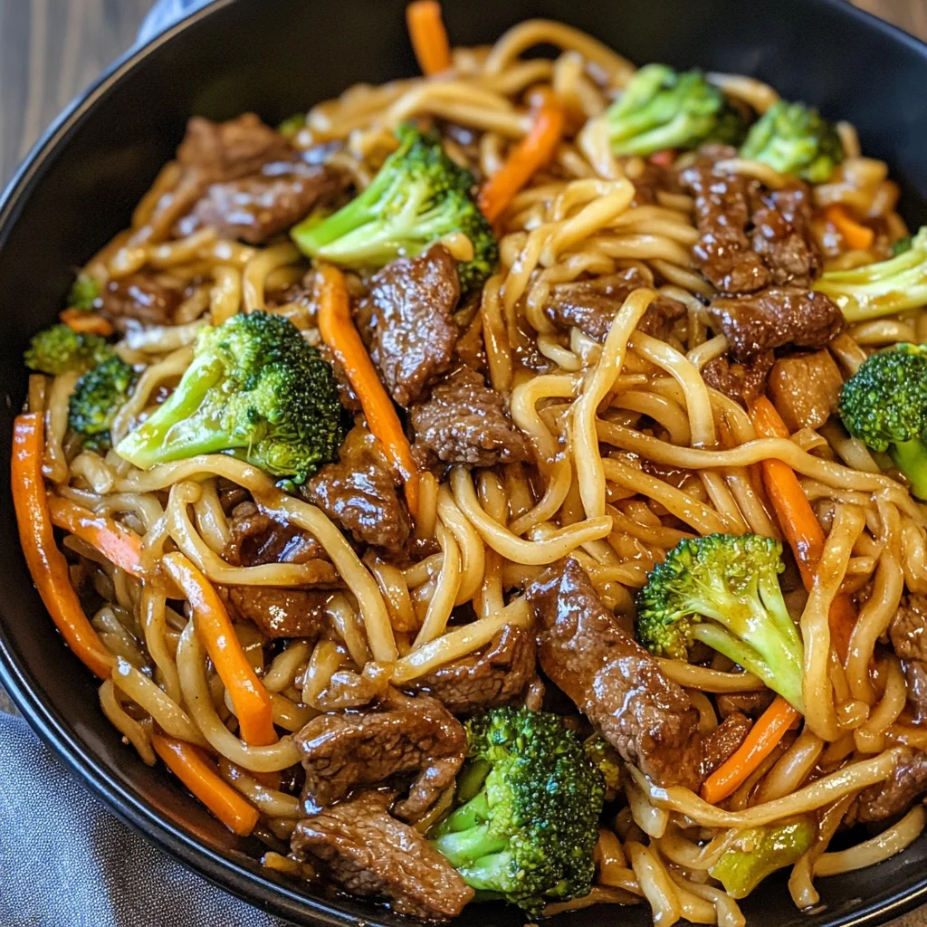 Beef Lo Mein Recipe
