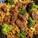 Beef and Broccoli Ramen Stir Fry