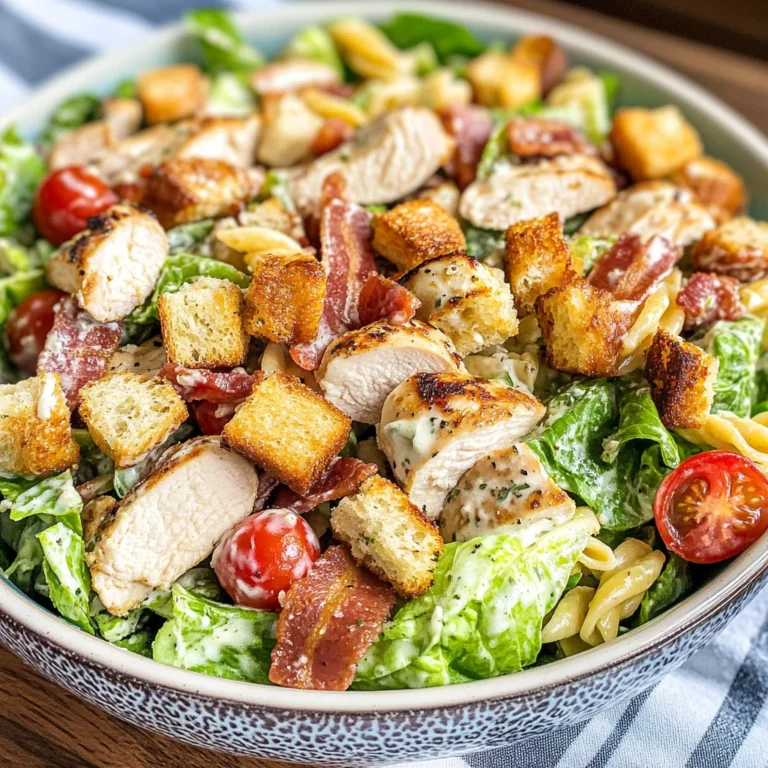 Chicken Caesar Pasta Salad
