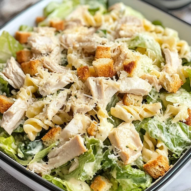 Chicken Caesar Pasta Salad