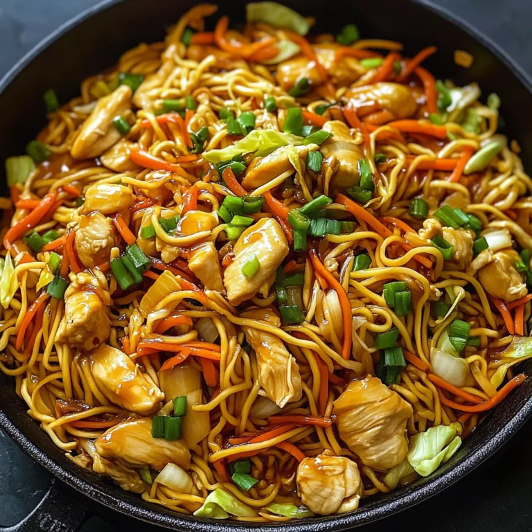 Chicken Chow Mein with the Best Chow Mein Sauce