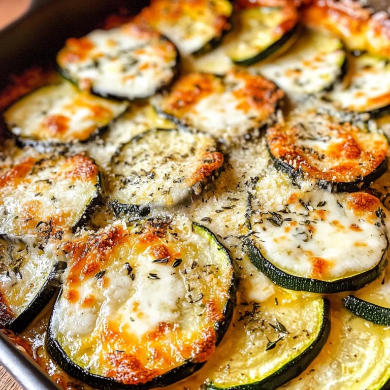 Creamy Parmesan Zucchini