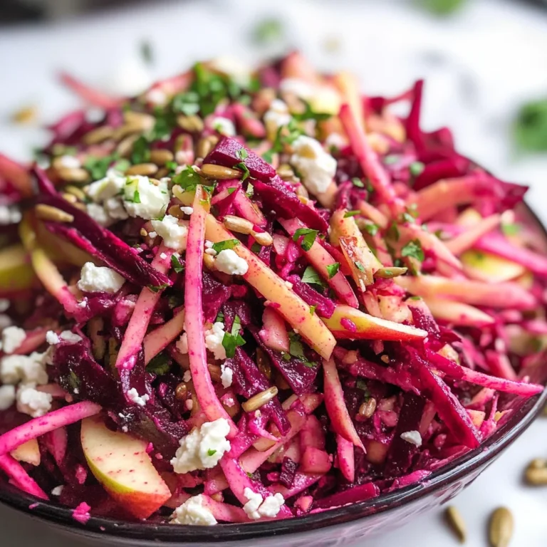 Crunchy Beet and Kohlrabi Salad Recipe