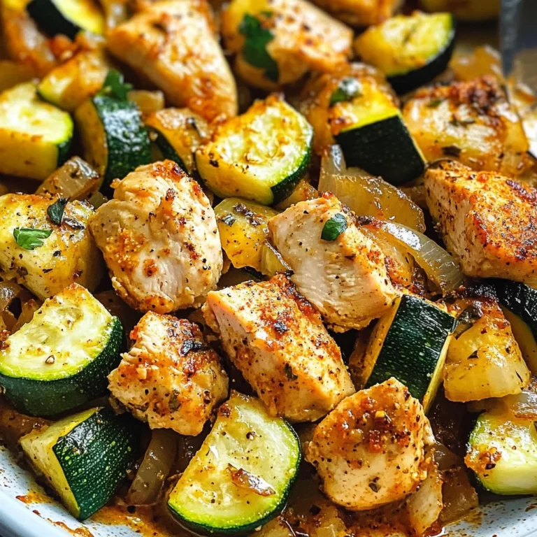 Easy Baked Chicken and Zucchini Recipe