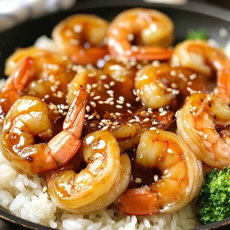 Easy One Pan Honey Garlic Shrimp