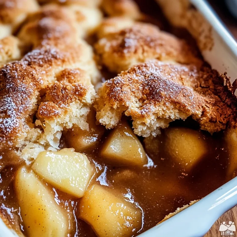 Easy Recipe for Apple Cobbler