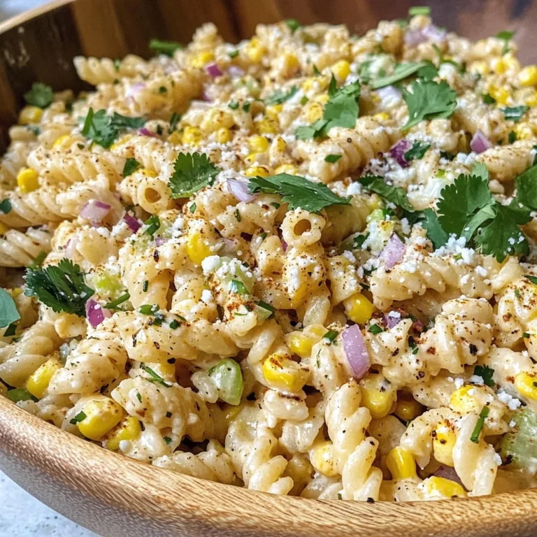 Elote Pasta Salad Recipe (Mexican Street Corn)