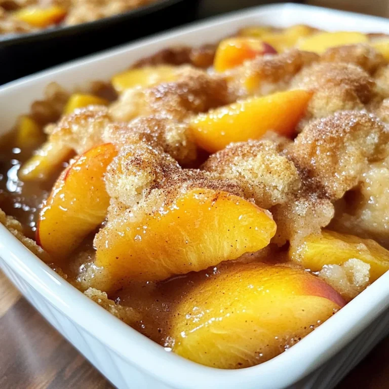 Fresh Peach Cobbler