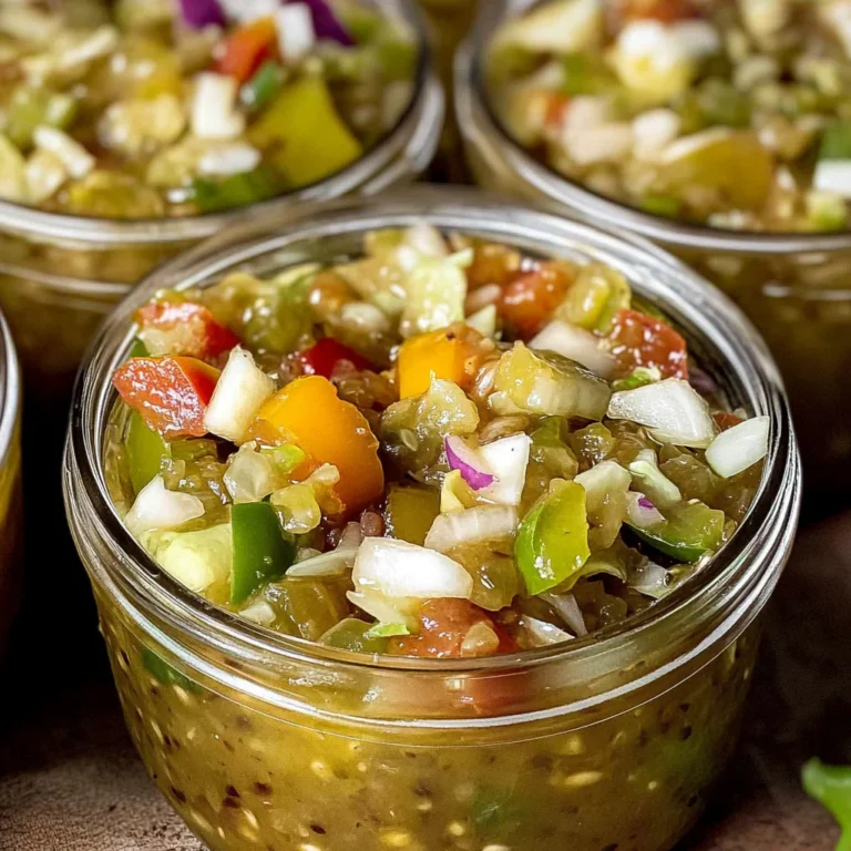 Green Tomato Chow Chow