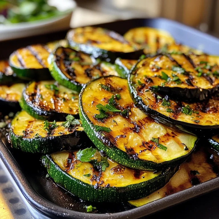 Grilled Zucchini Recipe for Memorial Day