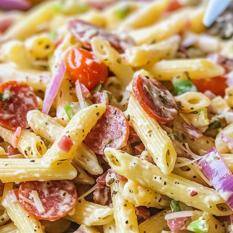 Italian Grinder Pasta Salad