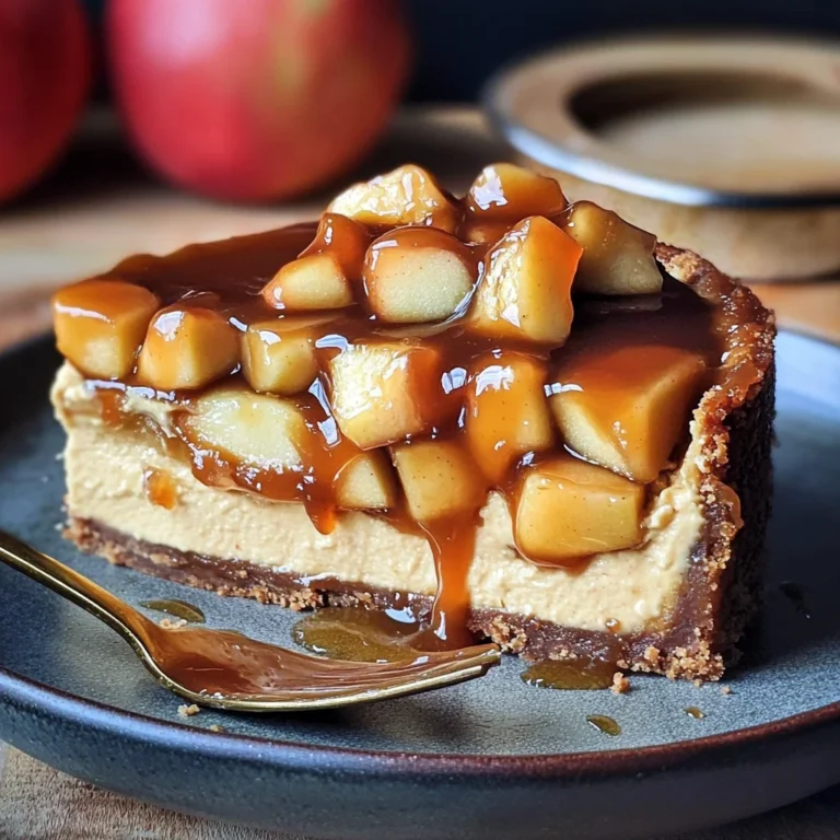 Karamell-Apfel-Käsekuchen