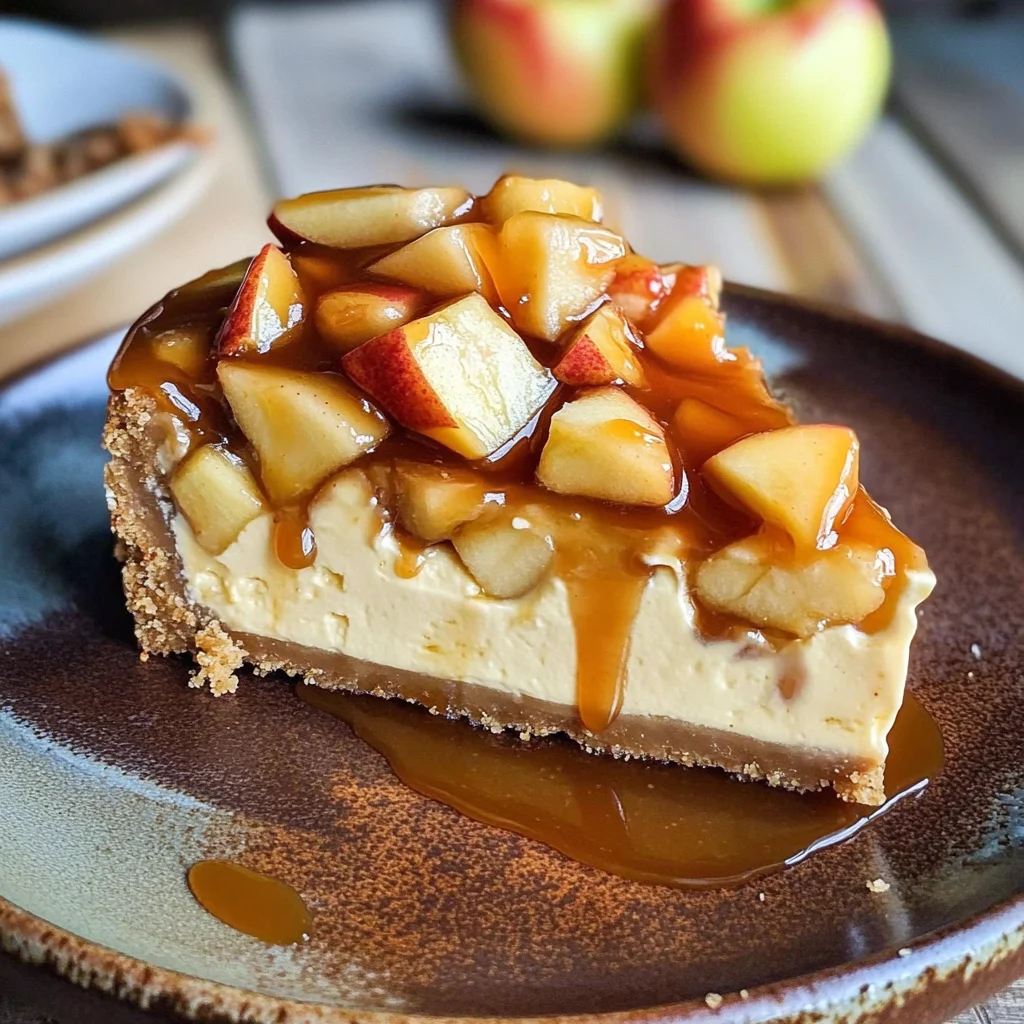 Karamell-Apfel-Käsekuchen
