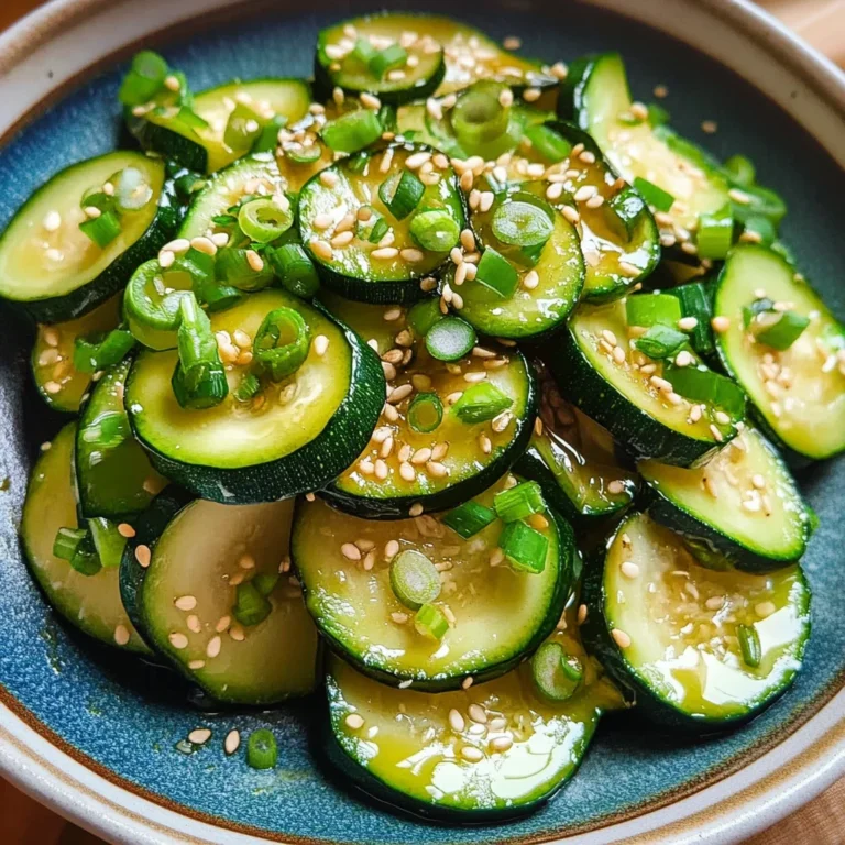 Korean zucchini side dish recipe