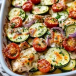 Mediterranean Chicken Zucchini Bake – Healthy, Flavorful & Easy!