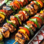 Mexican Barbecue Chicken Skewers