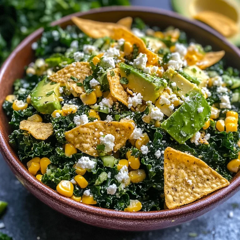 Mexican Street Corn Kale Salad
