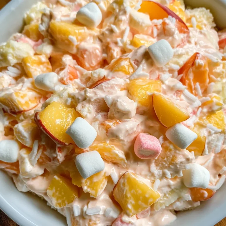 Millionaire Peach Salad Recipe