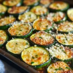 Oven Roasted Parmesan Zucchini