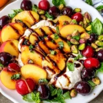 Peach Burrata Salad