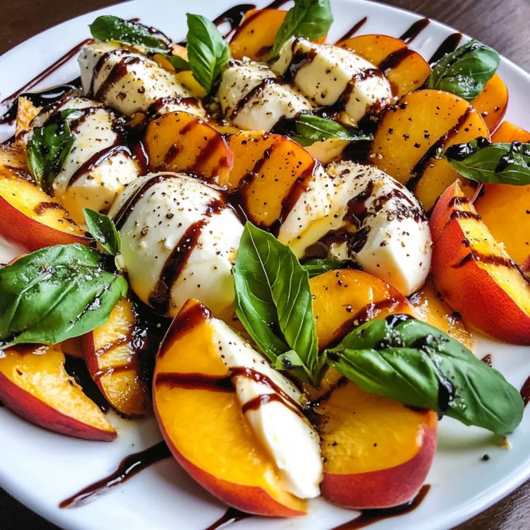Peach Caprese Salad