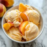 Peach Greek Frozen Yogurt