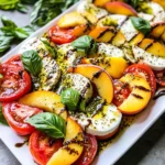 Peach Tomato Caprese Salad