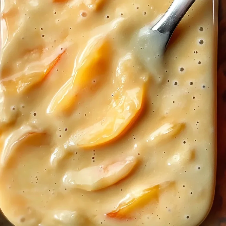 Peach Vinaigrette - Creamy Peach Salad Dressing