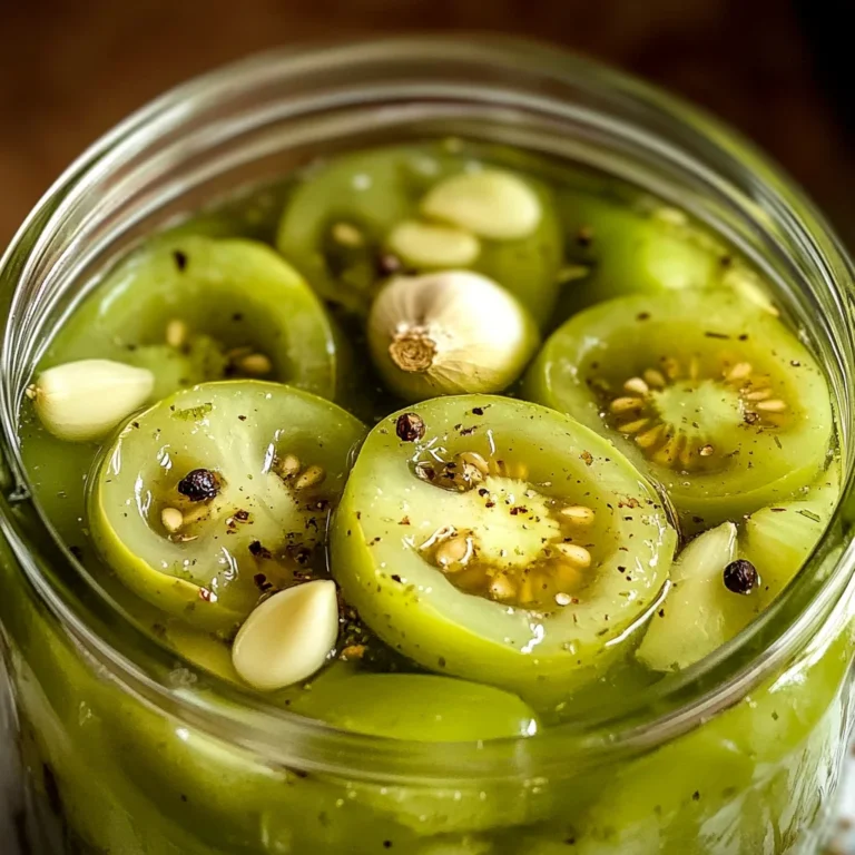 Pickled Green Tomatoes