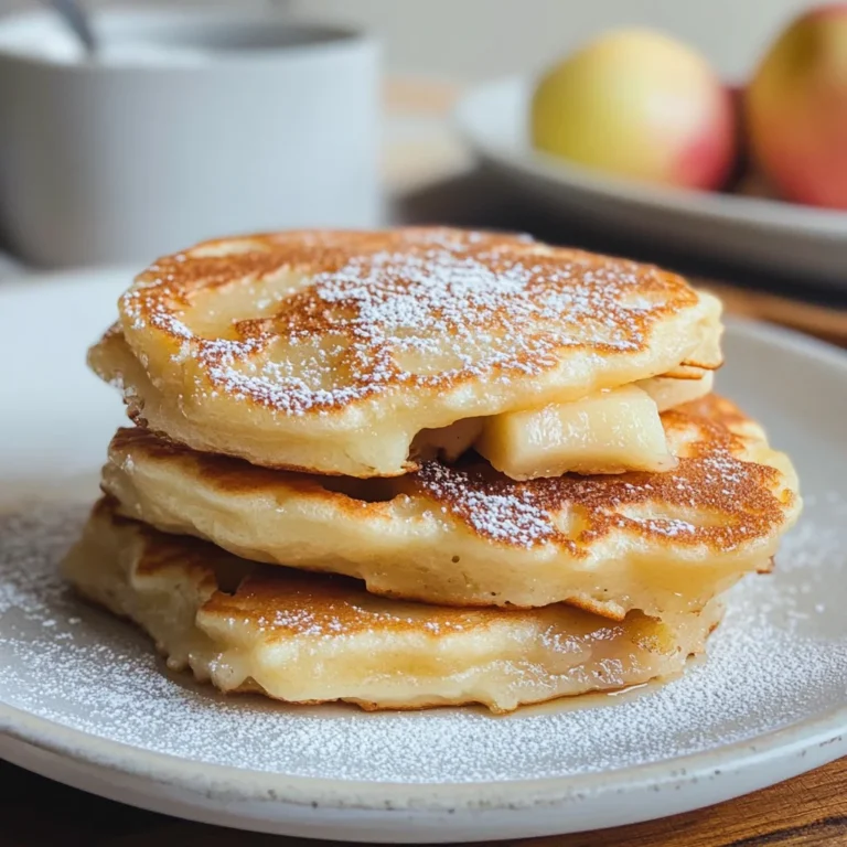 Polish Apple Pancakes (with yeast)