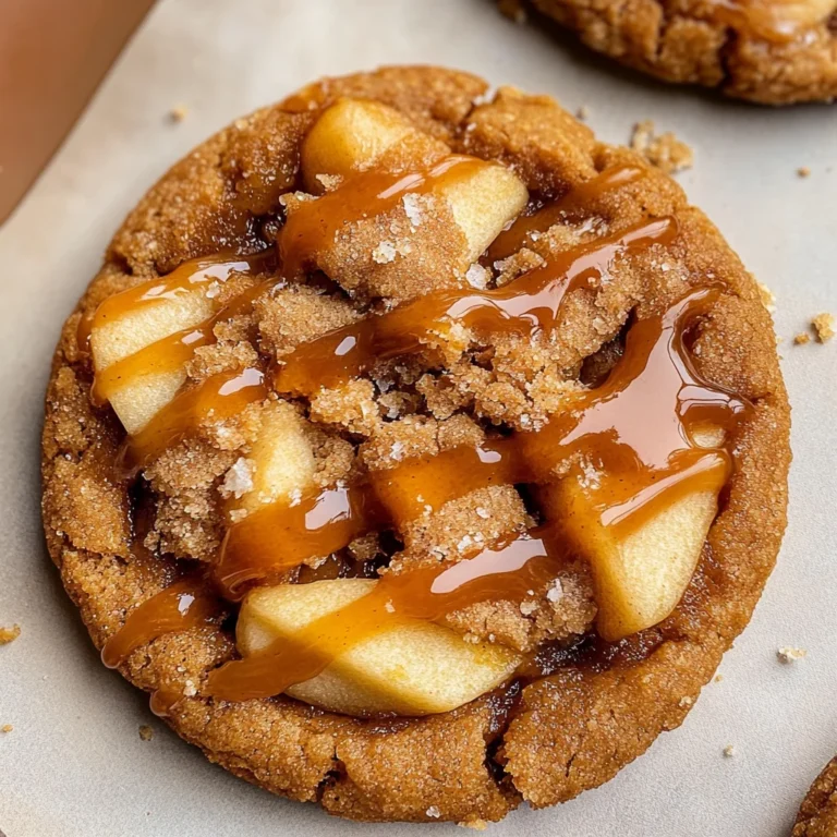 Salted Caramel Apple Pie Cookies