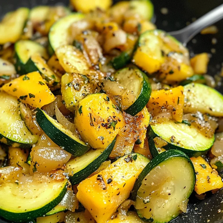 Sauteed Squash and Zucchini