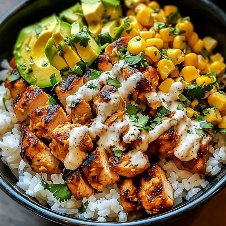 Street Corn Chicken Rice Bowl