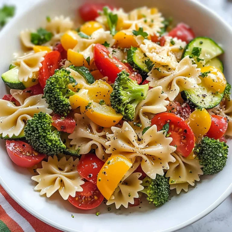 Summer Vegetable Pasta Salad
