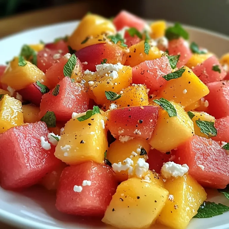 The Peach Watermelon Salad That Tastes Like Summer