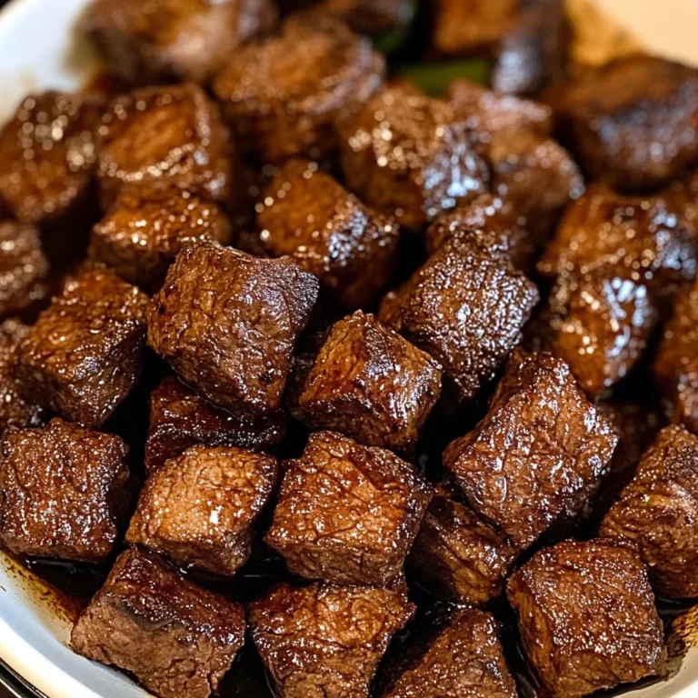 Air Fryer Juicy Steak Bites
