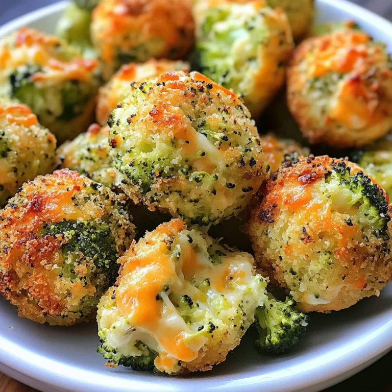 Baked Broccoli Cheese Balls