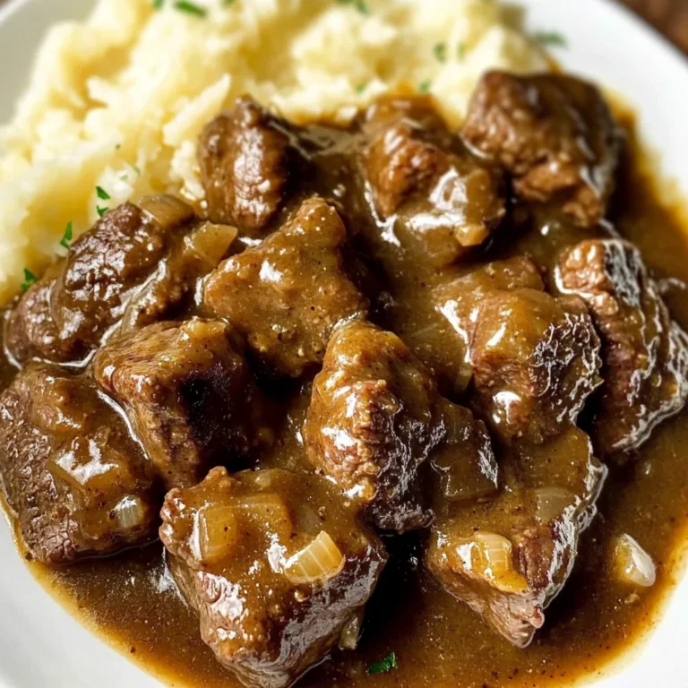 Beef Tips and Gravy