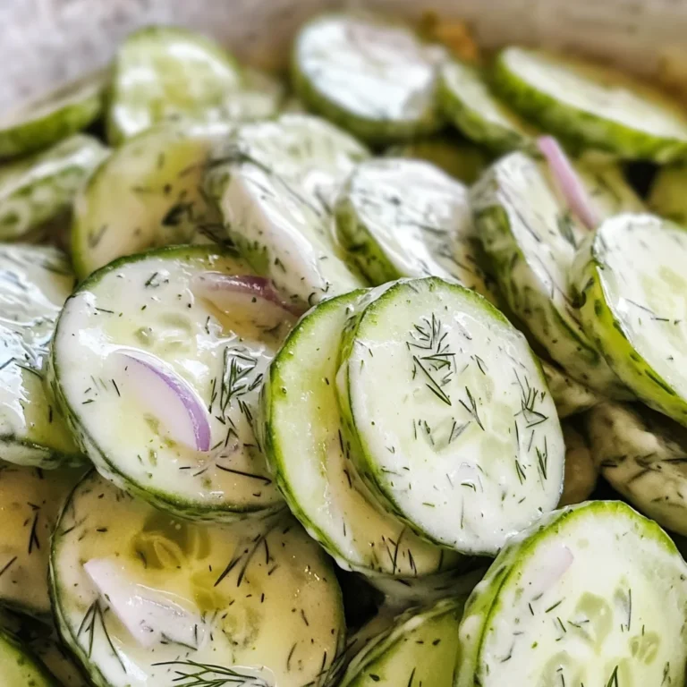Creamy Cucumber Salad