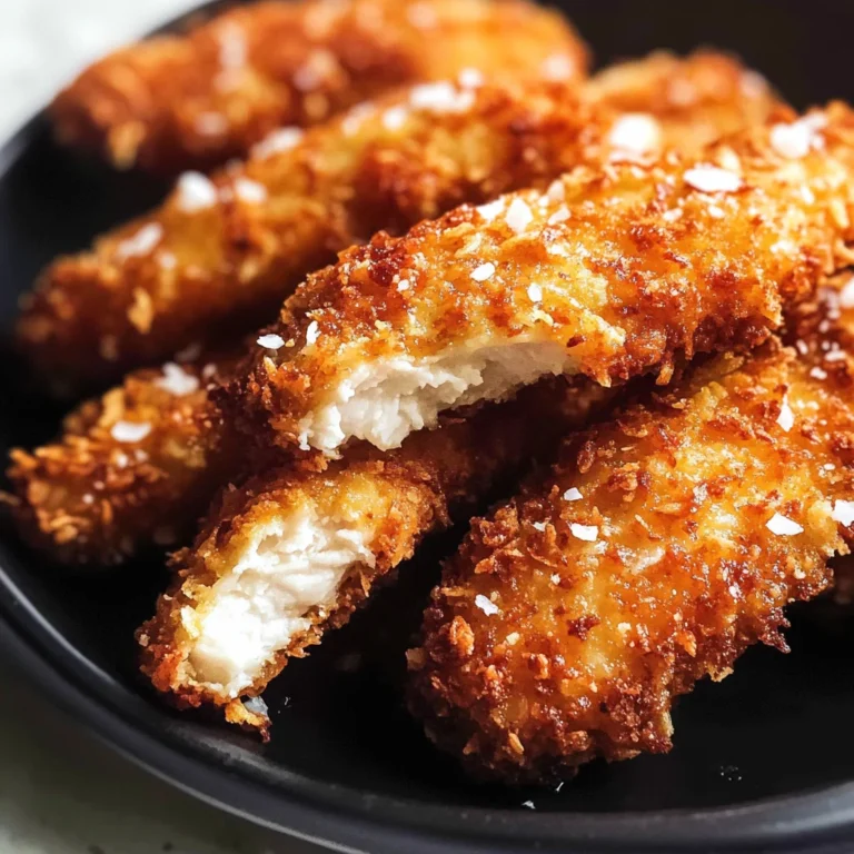 Crispy Coconut Chicken Tenders
