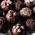 Double Chocolate Brownie Truffles (3 ways!)