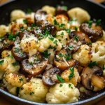 Garlic Cauliflower Mushroom Skillet: Quick & Delicious Dish