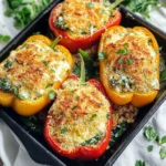 Herby Ricotta Stuffed Peppers
