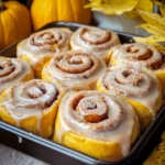 Homemade Pumpkin Chai Cinnamon Rolls