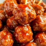 Honey Buffalo Crockpot Meatballs
