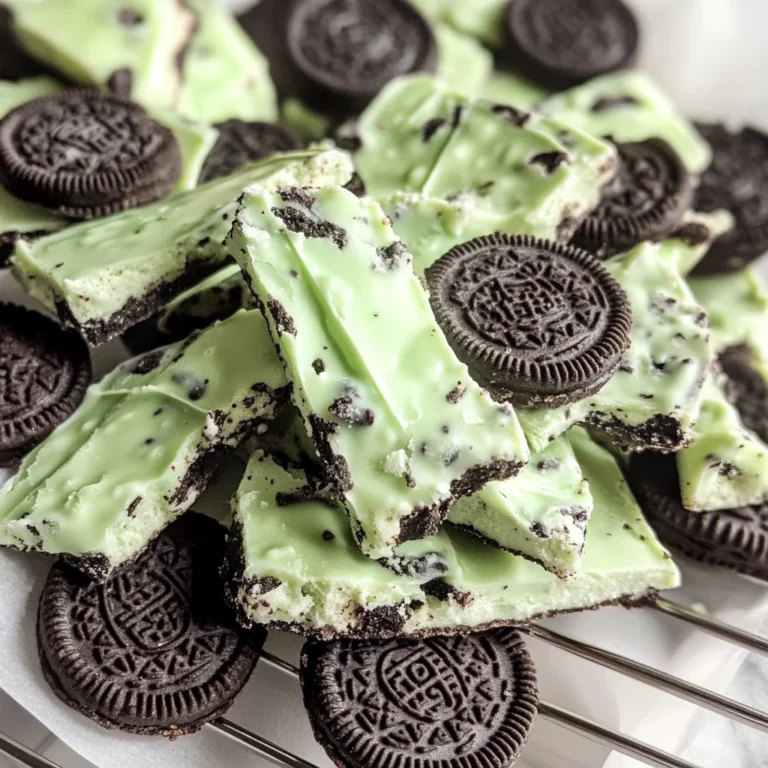 Mint Oreo Bark