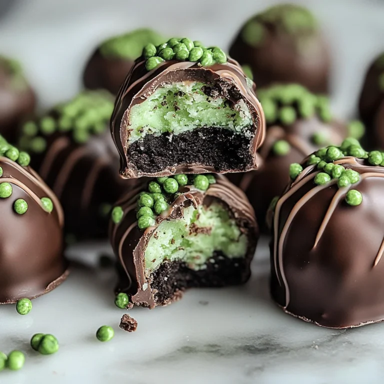 Mint Oreo Truffles