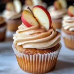 Cinnamon Apple Cider Cupcakes - Alrightwithme