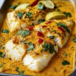 Coconut Curry Baked Cod